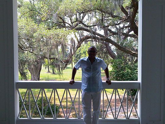 veranda of a slave plantation