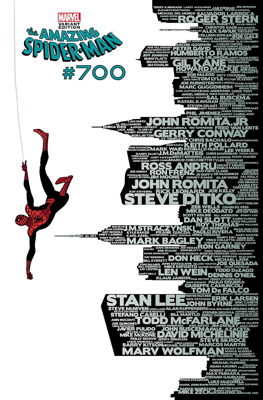 Spider-man #700 variant cover