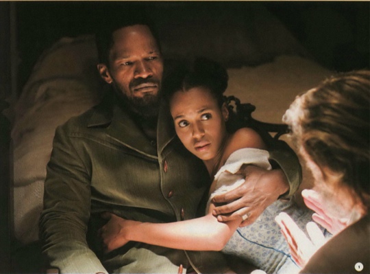 Jamie Foxx and Kerry Washington in Django Unchained Jamie Foxx and Kerry Washington in Django Unchained