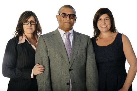 Stacey Sher, Reginald Hudlin, and Pilar Savone Stacey Sher, Reginald Hudlin, and Pilar Savone