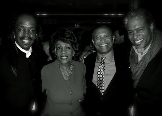 Verdine White, Congresswoman Maxine Waters, Reggie, Ali LeRoi Verdine White, Congresswoman Maxine Waters, Reginald Hudlin, Ali LeRoi