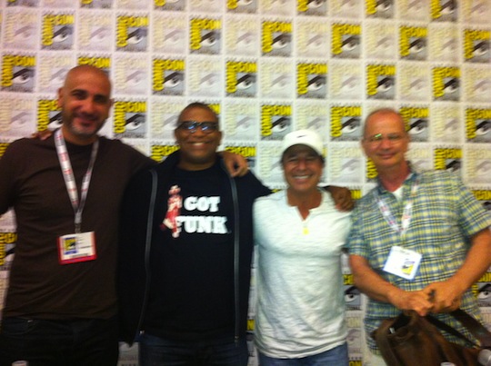 John Romita, Jr., Reggie, Axel Alonso, Klaus Jansen John Romita, Jr., Reggie, Axel Alonso, Klaus Jansen