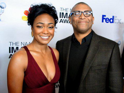 Tatiyana Ali and Reginald Hudlin at the 2013 NAACP Image Awards nominees luncheon
