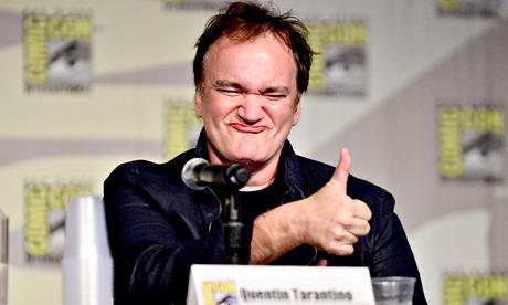 Quentin Tarantino attends Dynamite's 10th-anniversary panel at Comic-Con in San Diego, California. Photograph: Jerod Harris/Getty Images Quentin Tarantino attends Dynamite's 10th-anniversary panel at Comic-Con in San Diego, California. Photograph: Jerod Harris/Getty Images