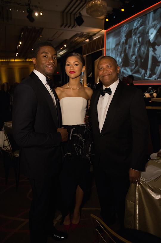 Chadwick Boseman, Zendaya and Reggie