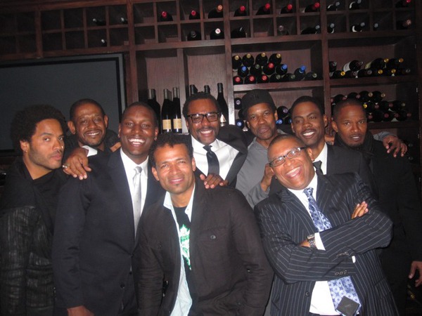 Black Hollywood at the Oscar Precious party Precious party
