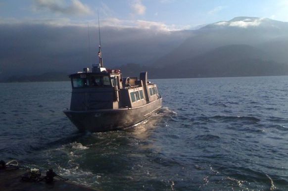 Boat on water Vancouver