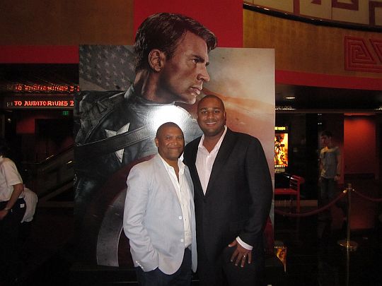 Captain America premiere: Reginald Hudlin and Javon Frasier