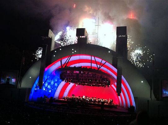 Fireworks at the Hollywood Bowl