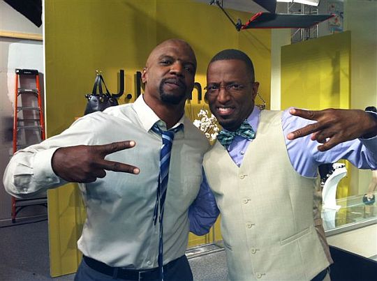 Terry Crews and Ricky Smiley Terry Crews and Ricky Smiley